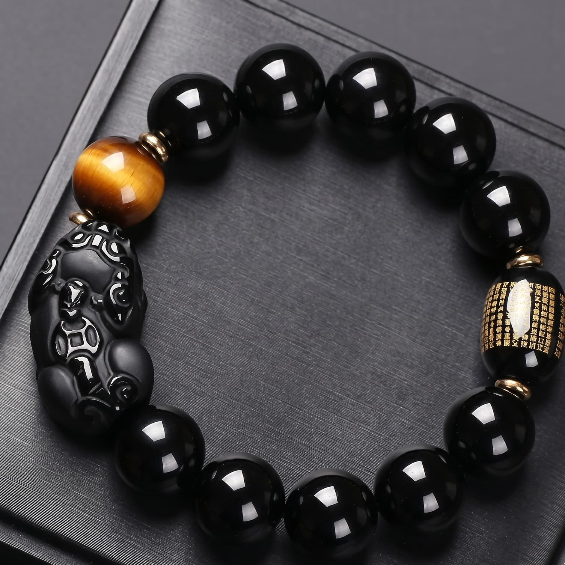 Obsidian Shield Bracelet